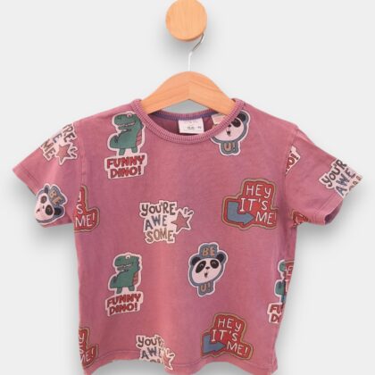 Tryckmönstrad t-shirt