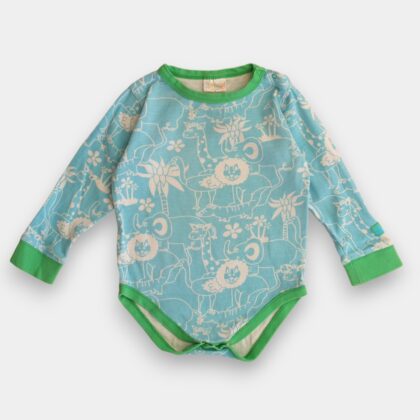 Mönstrad långärmad body