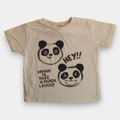 Tryck t-shirt med pandor