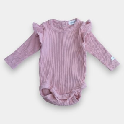 Ripplad body med volanger Size-62