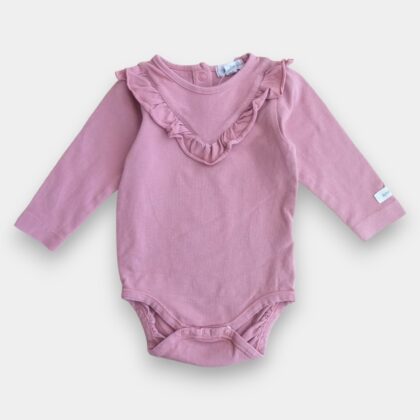 Volangbody med långa ärmar Size-62